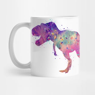 T-Rex Dinosaur Art Tyrannosaurus Rex Decor Watercolor Print Mug